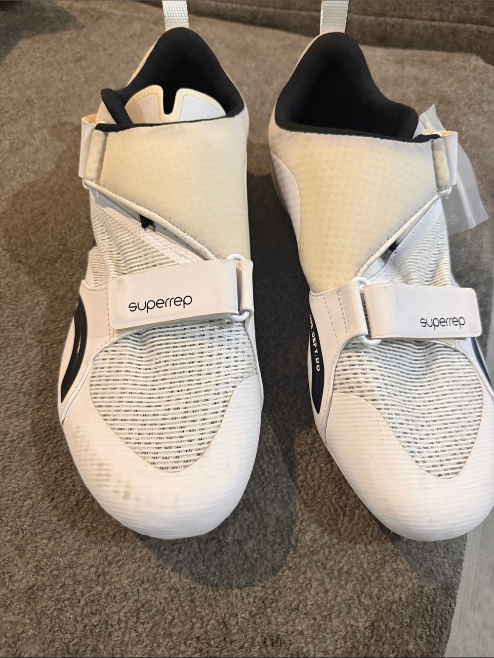 Nike White and Black SuperRep Training Shoes